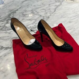 Christian Louboutin Black Heels Elegant Design